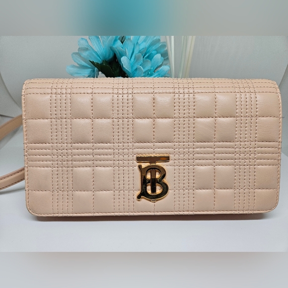 Burberry Quilted Wallet on a Chain - Picture 2 of 6